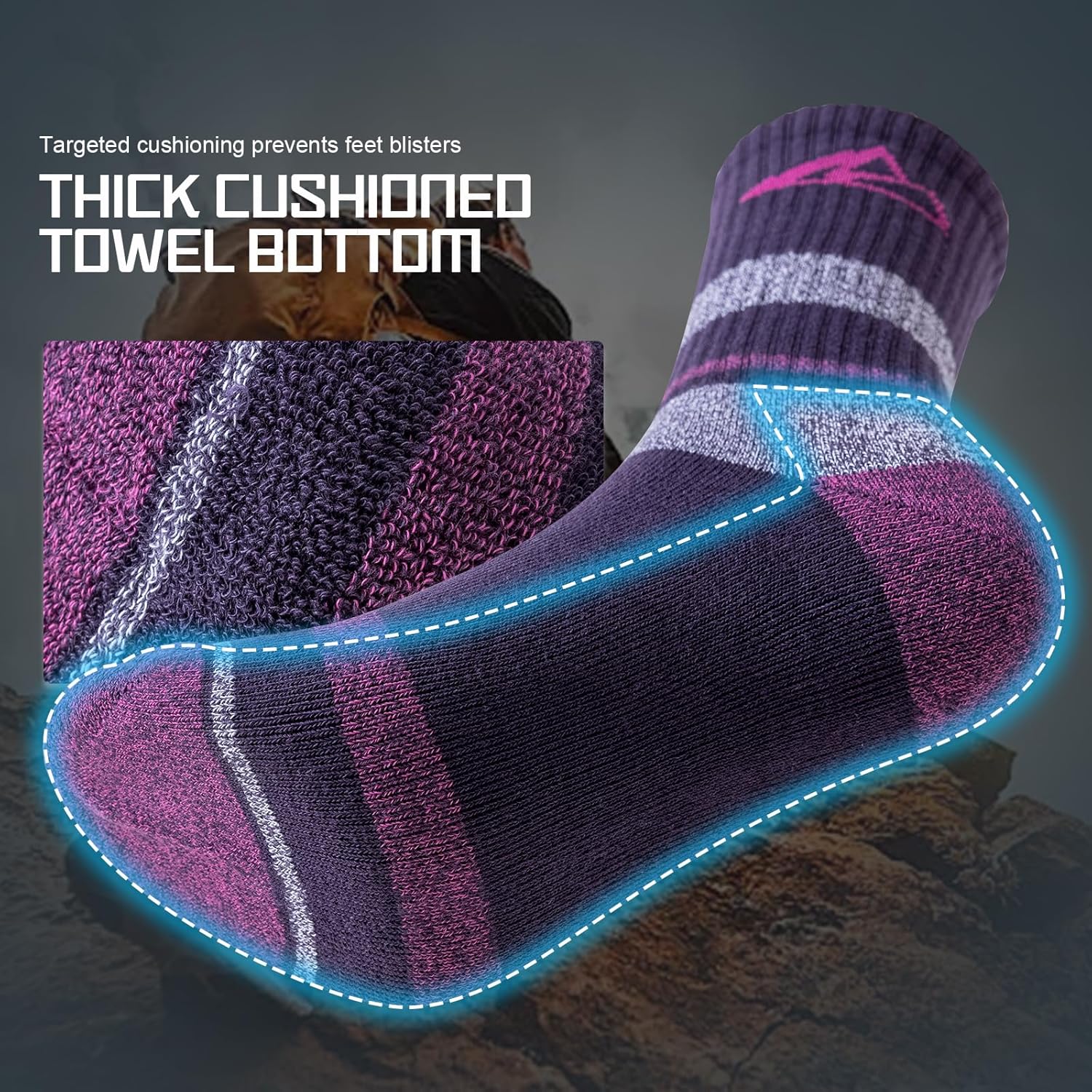 Thumbnail 3 de Effeet Hiking Socks for Women, 3 Pairs