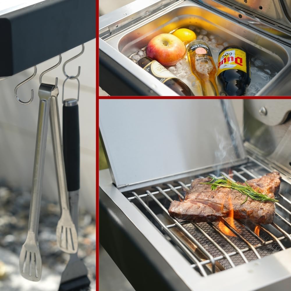 Thumbnail 3 de CosmoGrill Platinum Stainless Steel 6-Burner Gas BBQ with Infrared Searer and Back Rotisserie