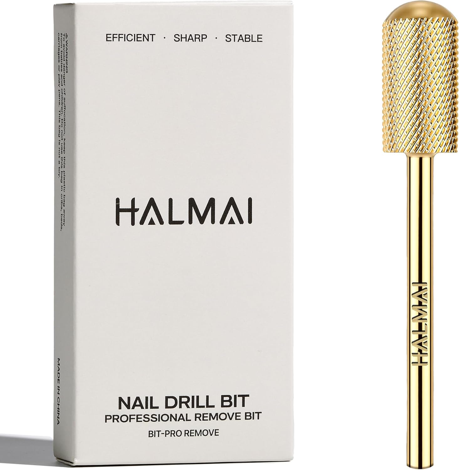 Detalle de HALMAI Frese per Lima Unghie 3/32" AG8H: Rimozione rapida di acrilico e gel e cura cuticole