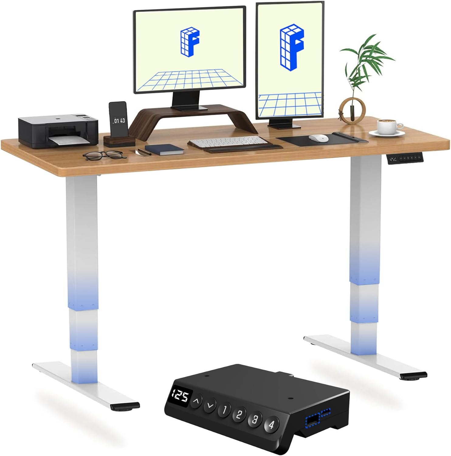 Detalle de FLEXISPOT E6 MAX 160x80cm Electric Standing Desk