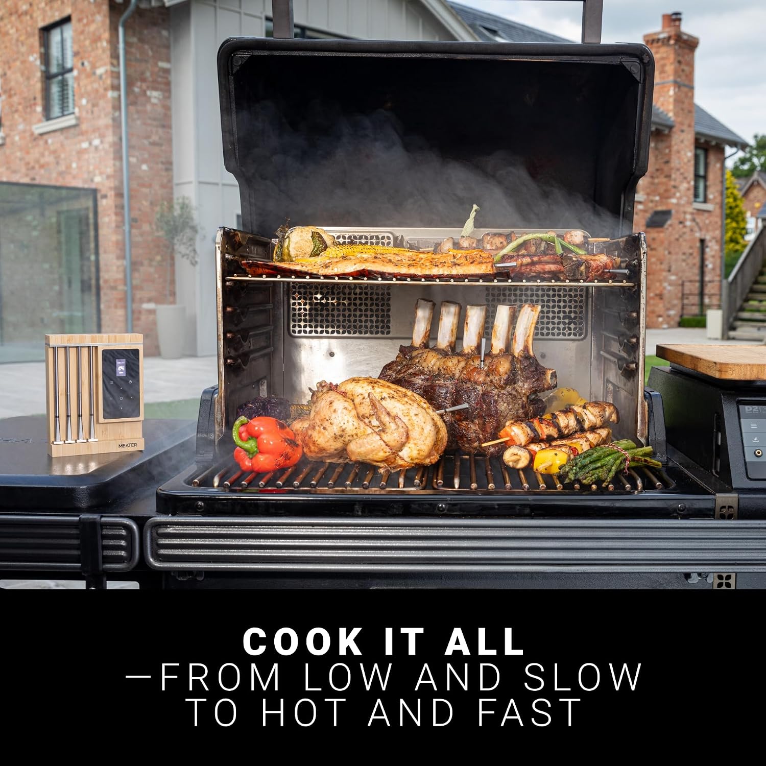 Detalle de MEATER Pro XL: Wireless Smart Meat Thermometer with 4 Probes