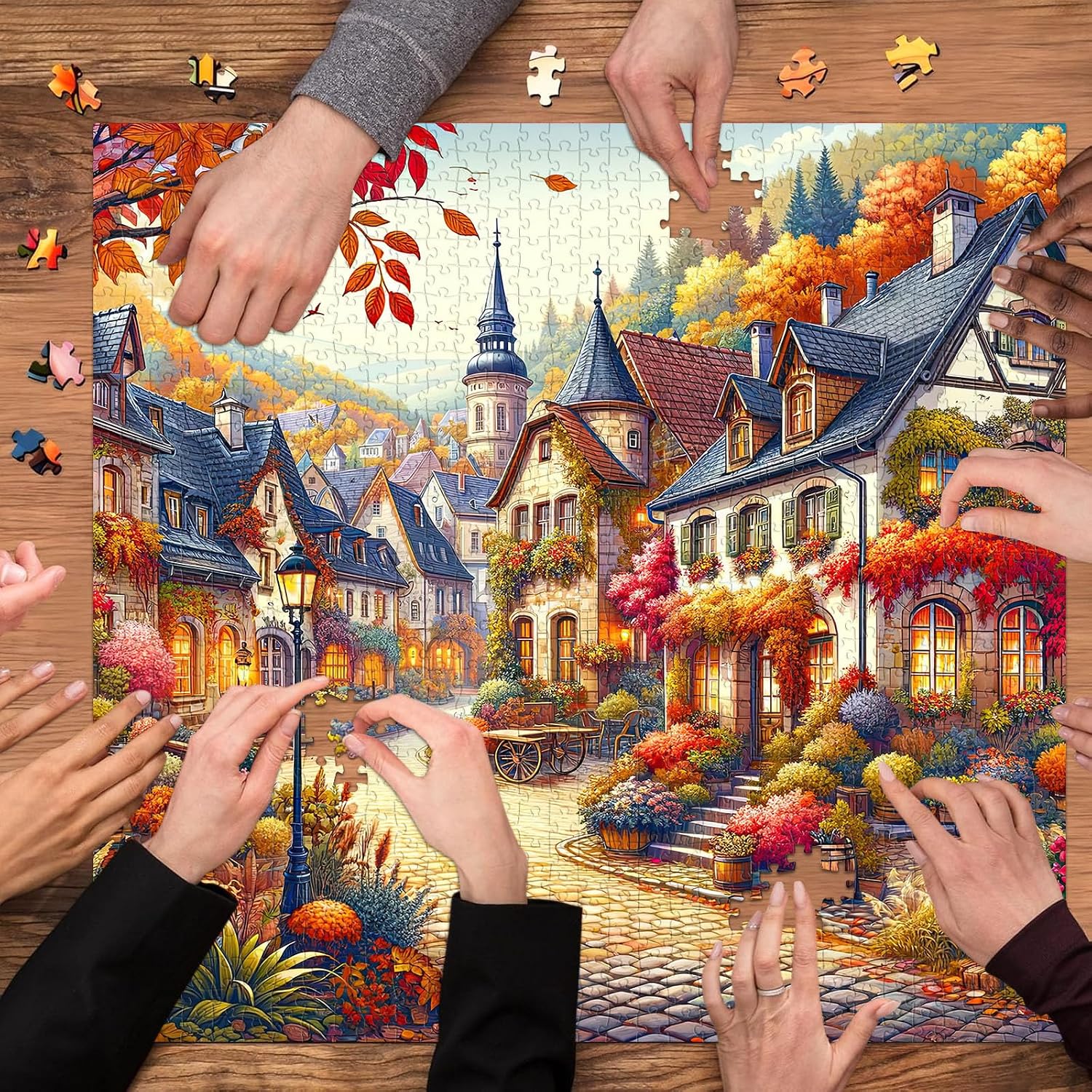 Detalle 1 de HUADADA Jigsaw Puzzles 1024 Pieces for Adults