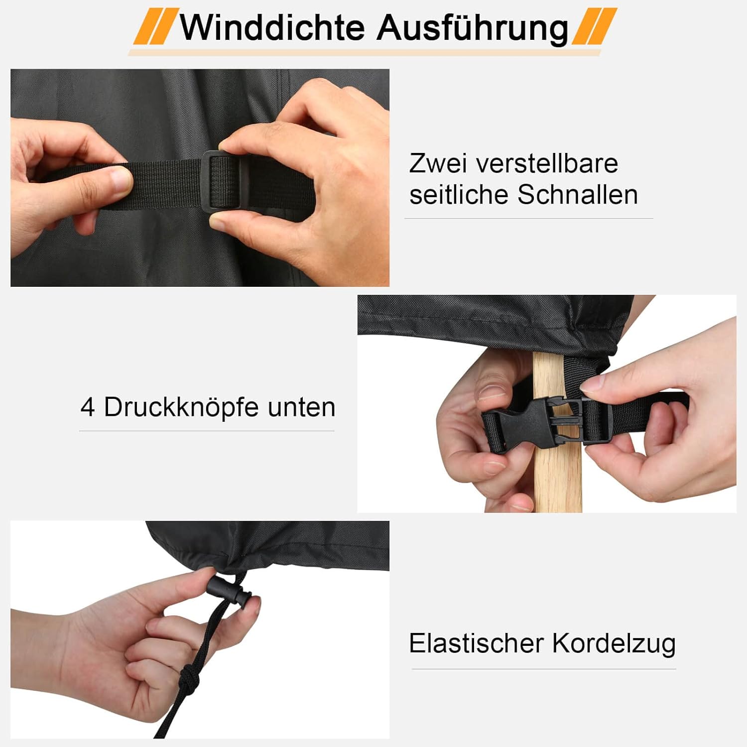 Thumbnail 5 de Ezilif Gartenstuhl Abdeckung 420D 70x70x80