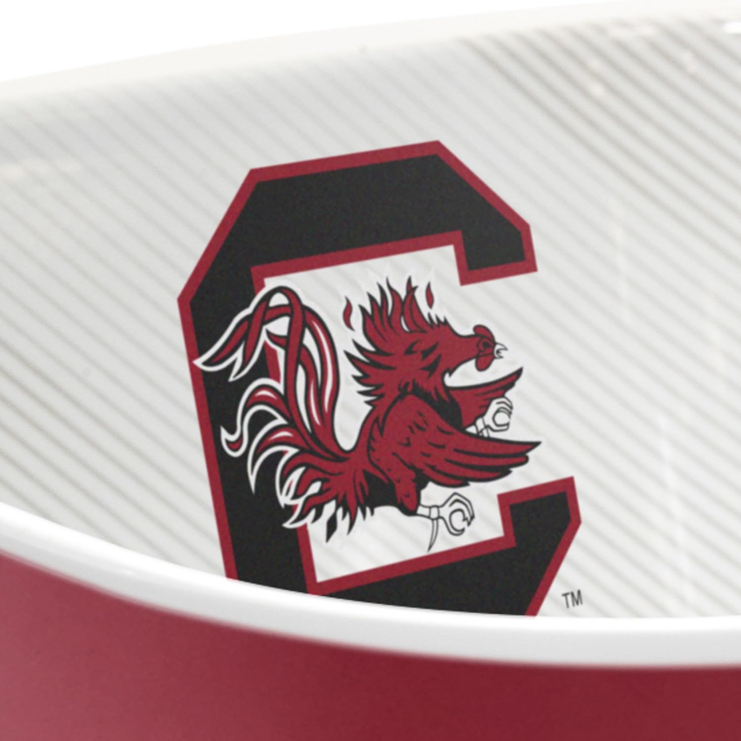 Detalle de YouTheFan NCAA Officially-Licensed Large Party Bowl (100% Melamine, BPA-Free) for Game Day Snacks