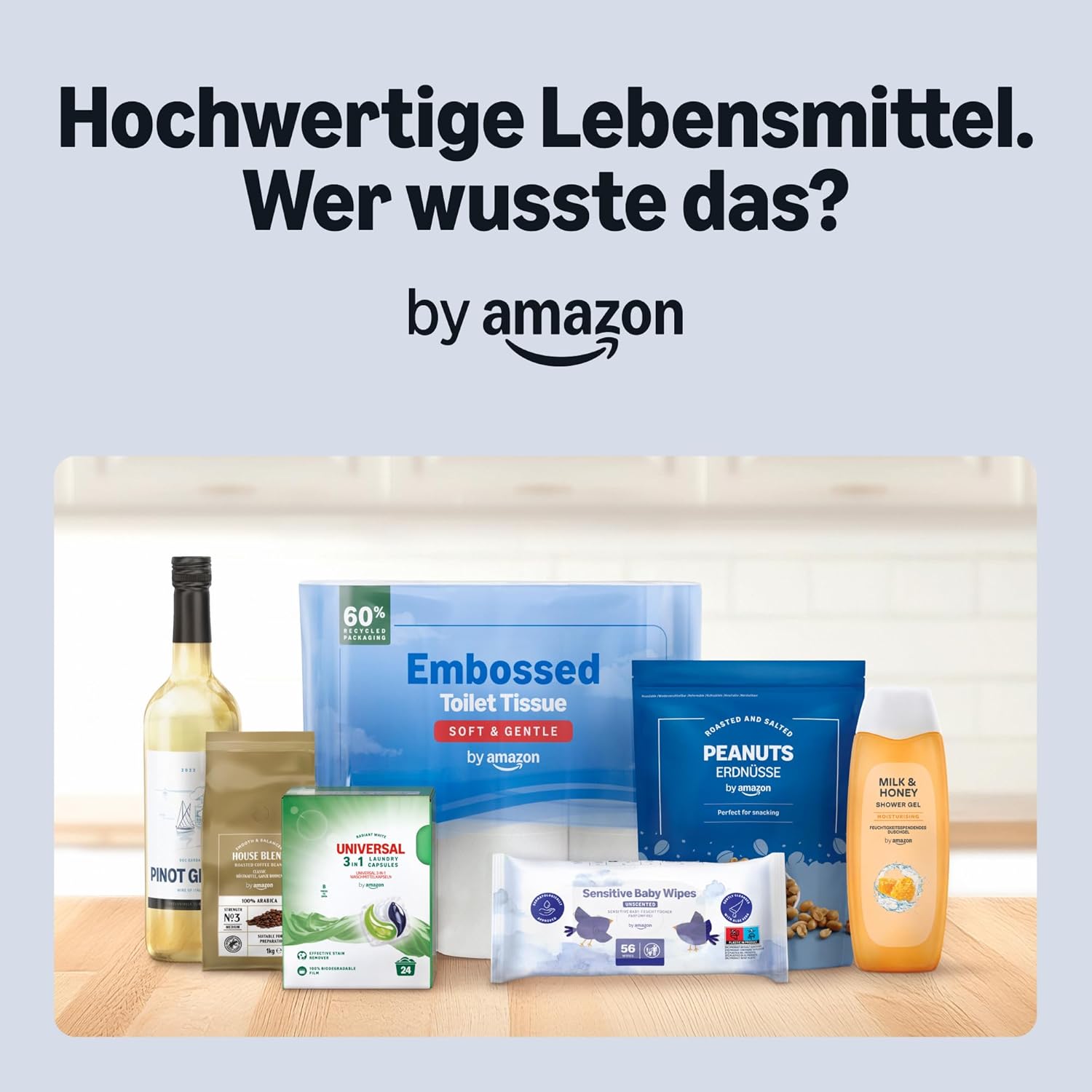 Thumbnail 5 de By Amazon 4-lagige Kosmetiktücher – 1200 Blatt (12 Packungen à 100 Blatt)