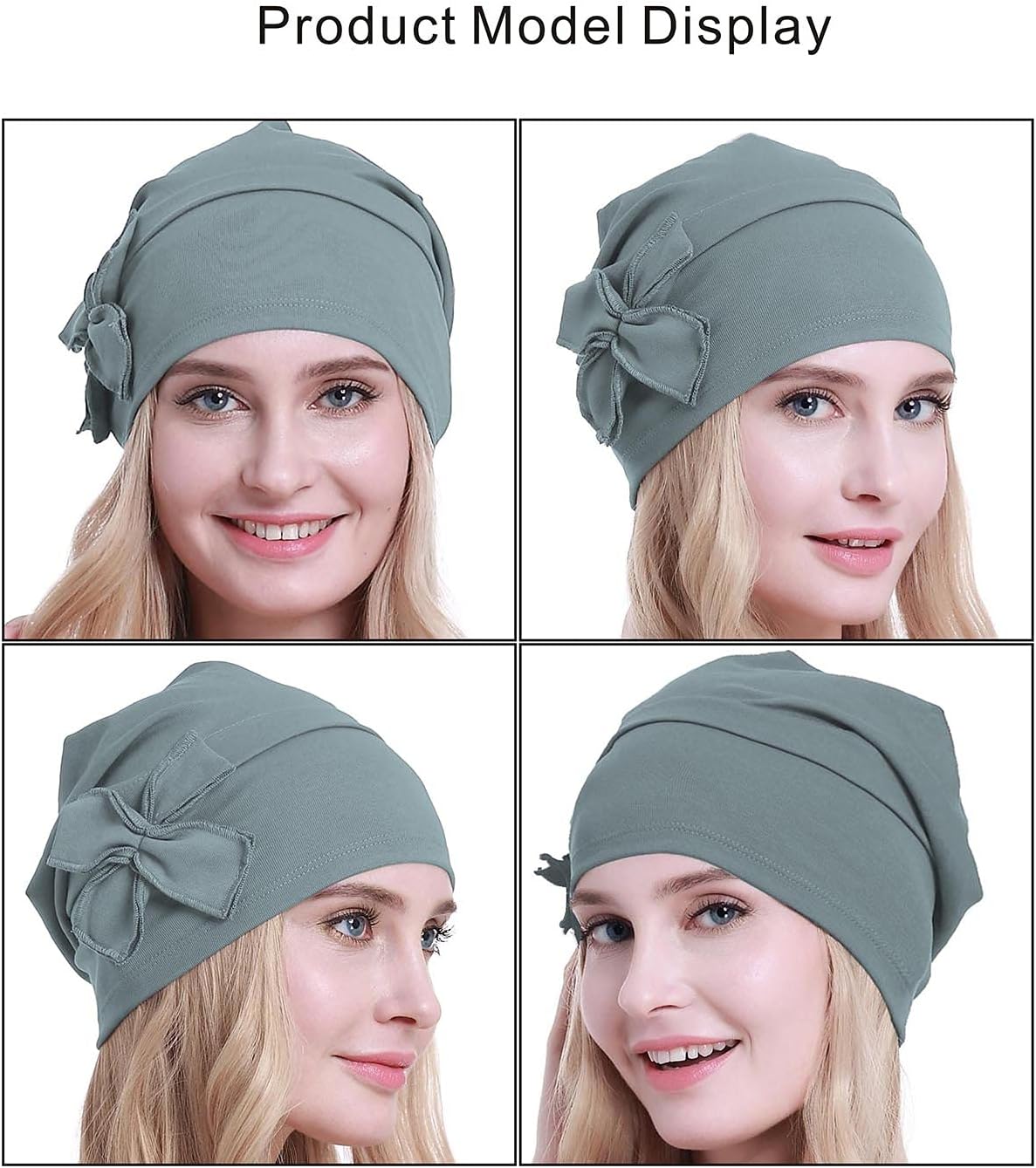 Detalle 2 de osvyo Bamboo Chemo copricapo chemioterapia 🧣