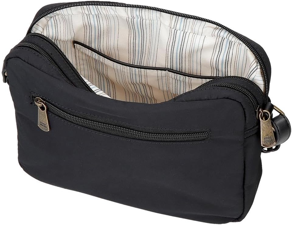 Thumbnail 5 de Pepe Jeans Morgan: borsa a bandoliera donna in similpelle beige, nera e verde di Joumma Bags