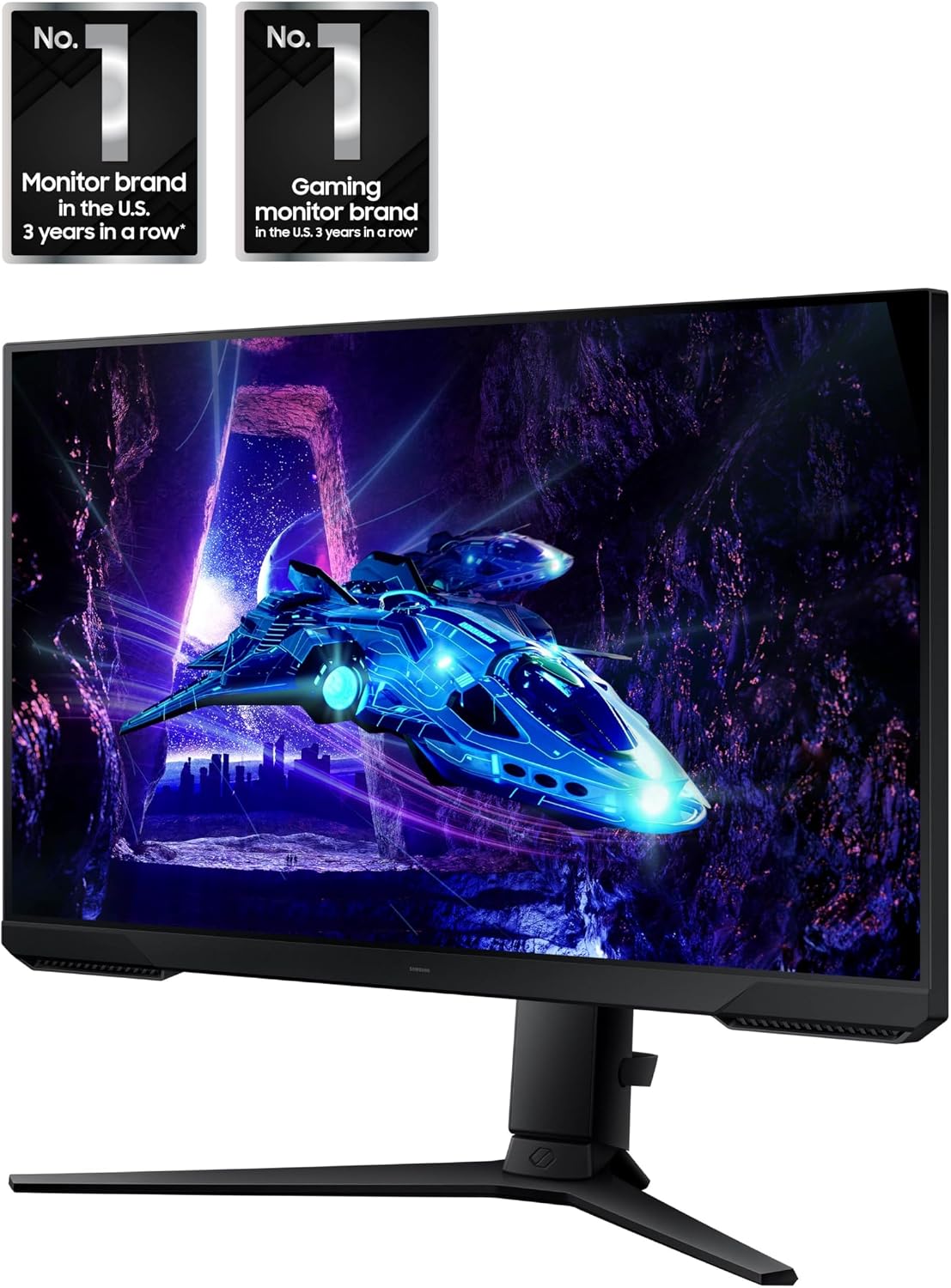 Detalle 2 de Samsung 27-Inch Odyssey G3 (G30D) Series FHD Gaming Monitor (LS27DG302ENXZA) — 180Hz, 1ms, AMD FreeSync