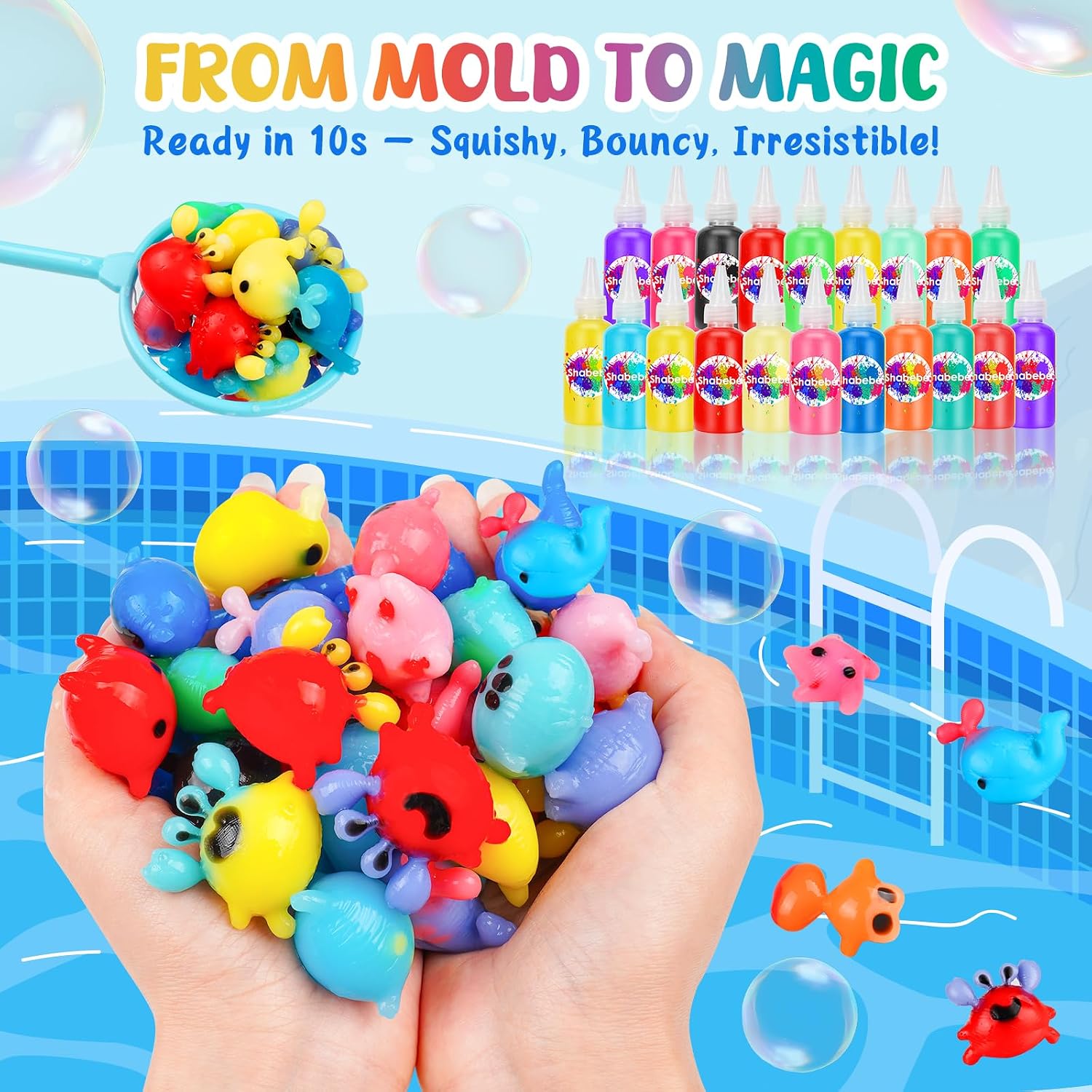 Detalle 1 de Shabebe Water Gel Craft Kit with 20 Gels