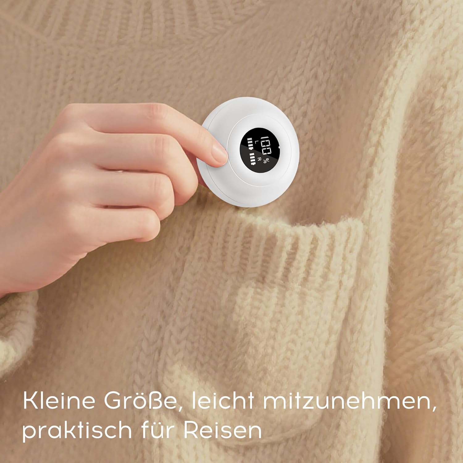 Thumbnail 3 de Sunvito cuffie per dormire mini Bluetooth 6.0 in silicone (bianco) con display batteria