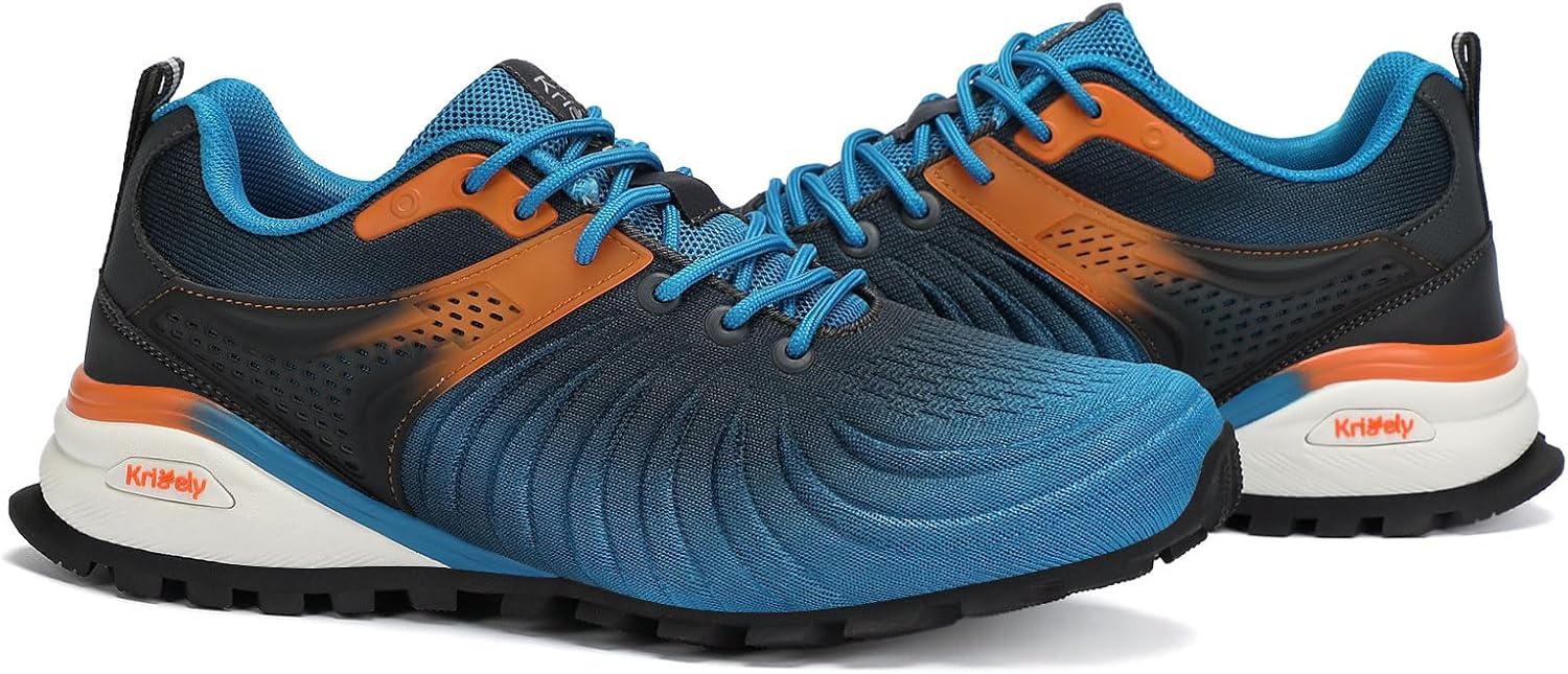 Detalle de Kricely Traillaufschuhe für Herren – leichte Trail- und Straßenschuhe mit atmungsaktivem Mesh