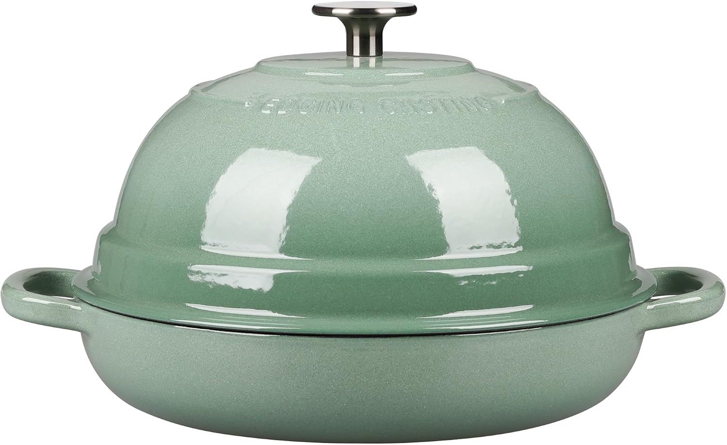Thumbnail 6 de Edging Casting Enameled Cast Iron Dutch Oven with Lid, 6-Quart Round Bread Oven for Sourdough (Sage Green)