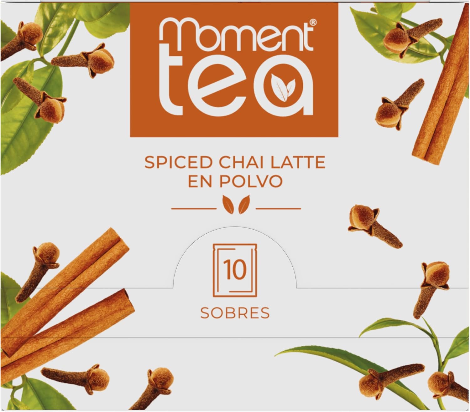 Detalle 2 de Moment Tea Chai Latte ☕️ - Pack de 10 Sobres Monodosis