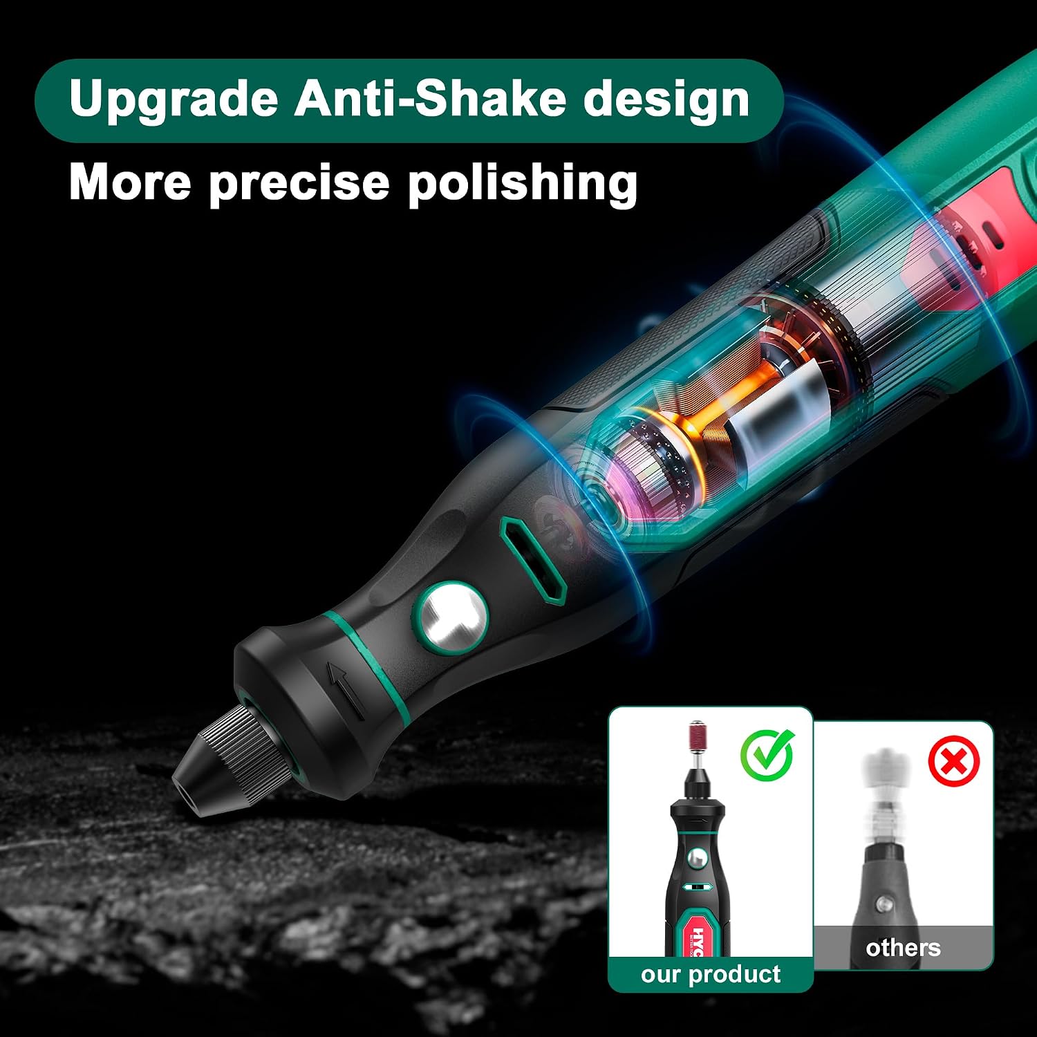 Thumbnail 5 de HYCHIKA Mini Cordless Rotary Tool 3.6V