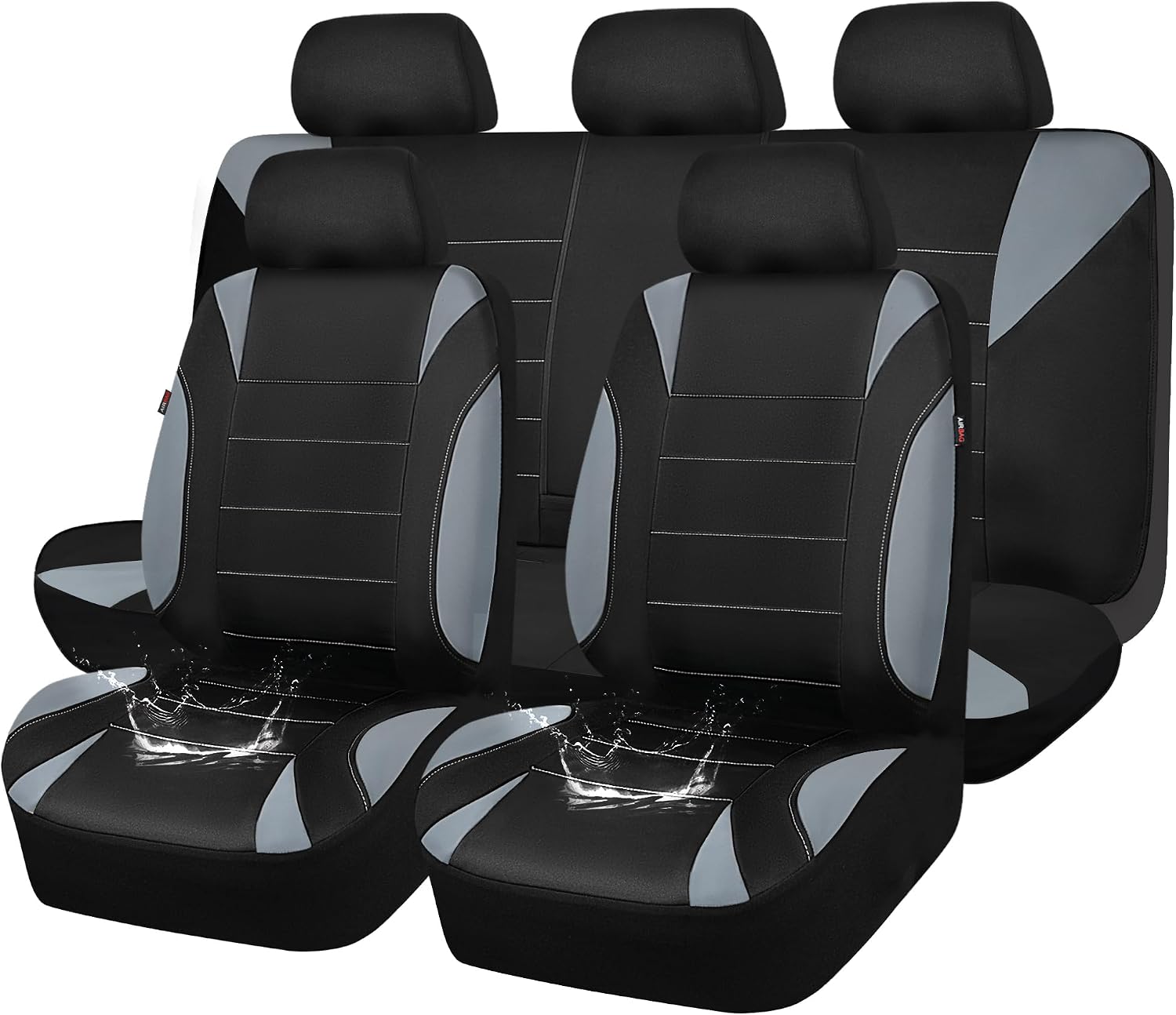 Thumbnail 6 de CAR PASS Waterproof Front Seat Covers 5mm
