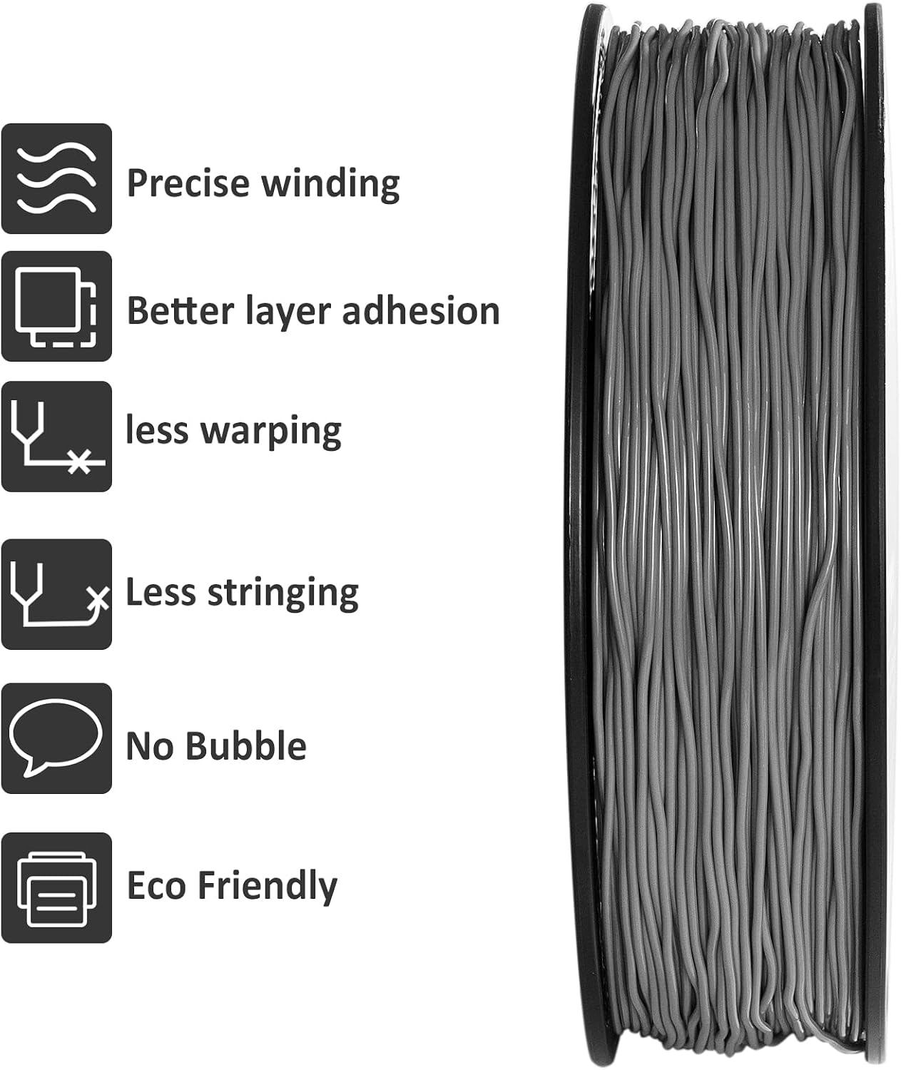 Thumbnail 3 de GIANTARM 95A TPU Flexible Filament 1.75mm Gris