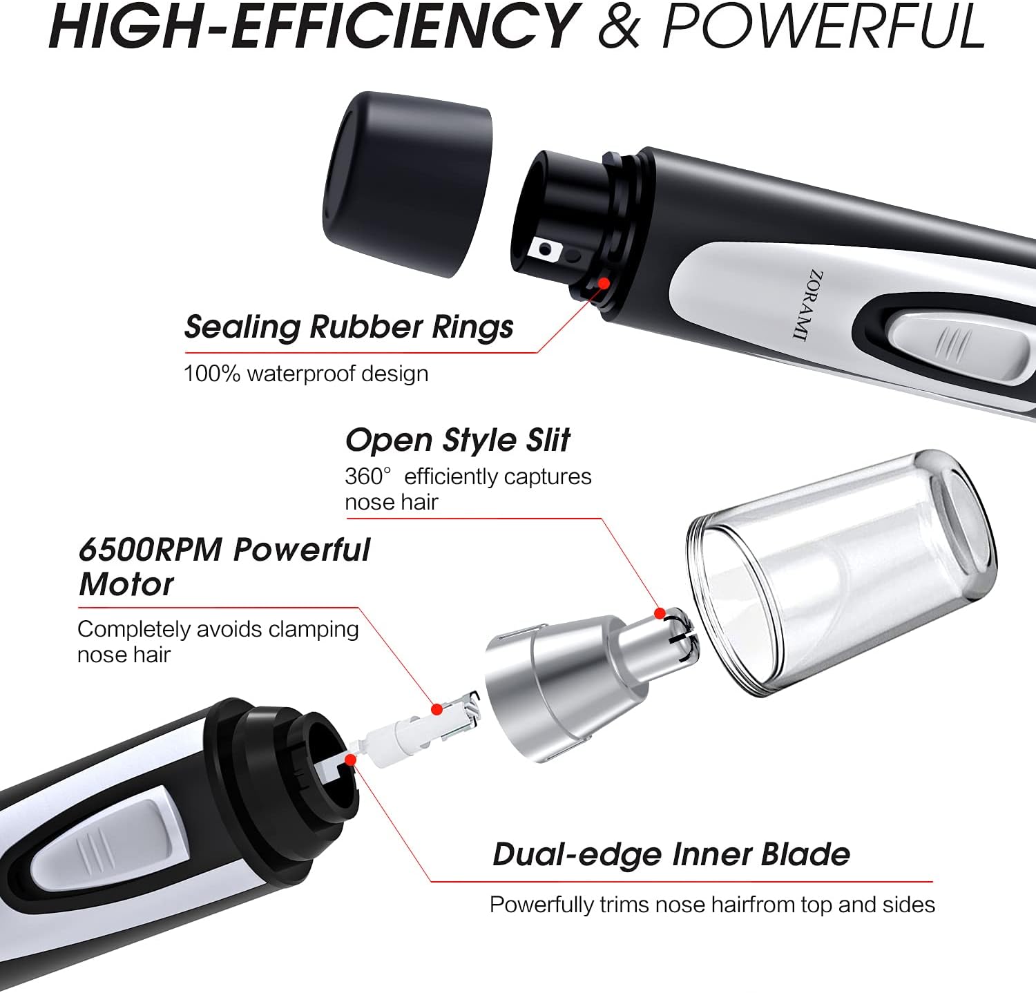Thumbnail 3 de 2025 Professional Ear and Nose Hair Trimmer