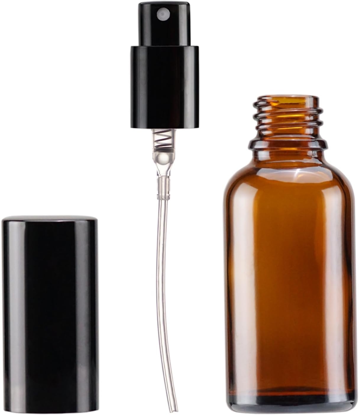 Thumbnail 3 de YIZHAO Bottiglie Spray Vetro 30ml Ambra ×6 con Spruzzatore Metallico e Accessori – Set per Oli Essenziali, Profumi e Cosmesi