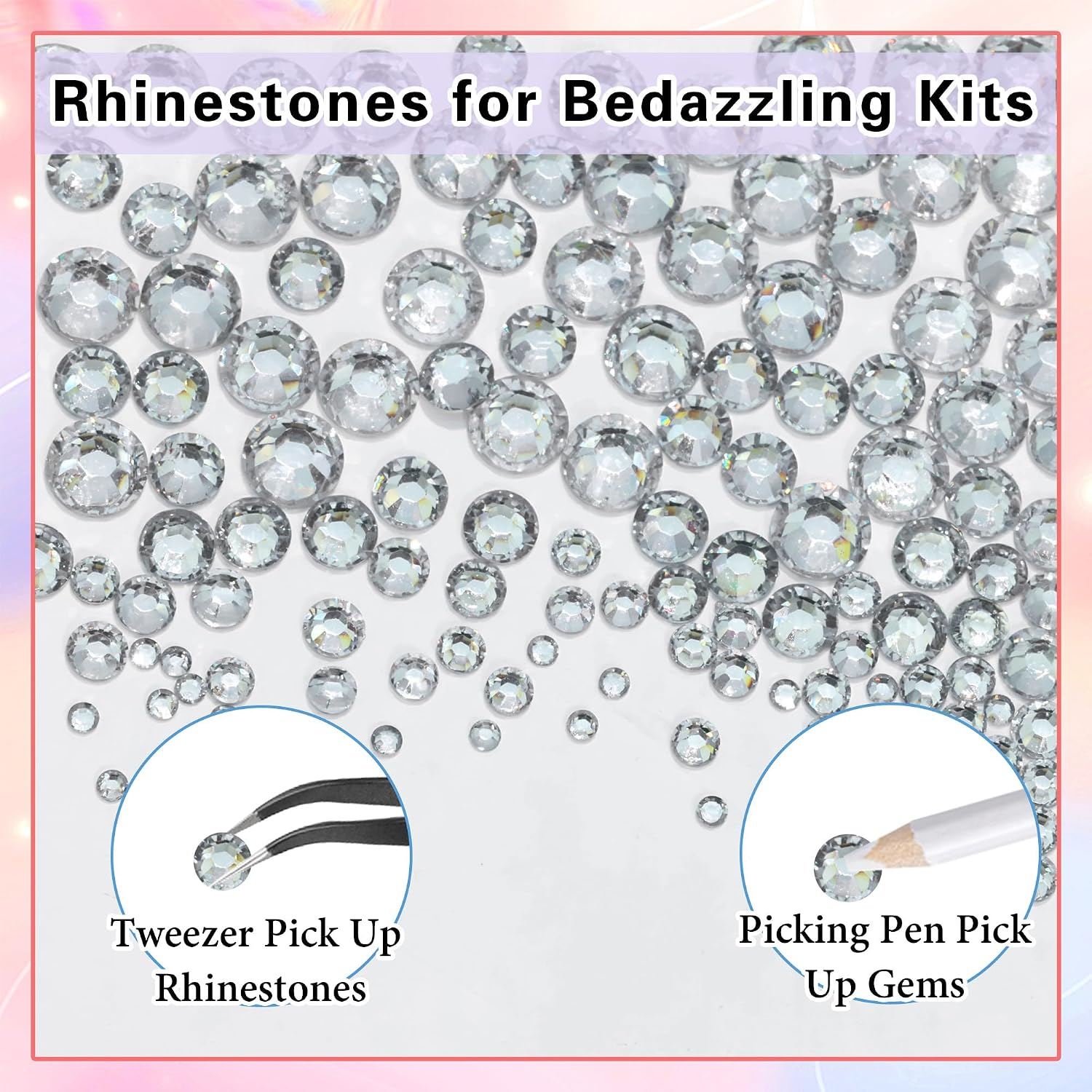 Detalle de RODAKY Nail Rhinestones 2–6 mm
