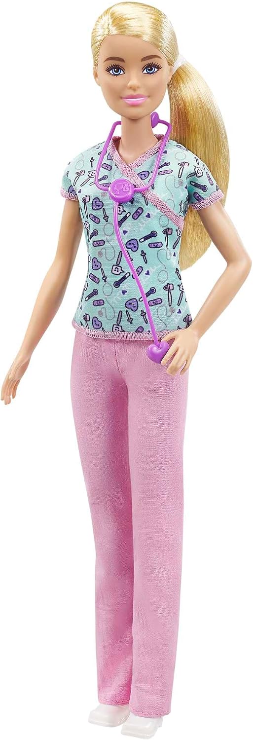 Detalle de Barbie Métiers infirmière blonde 30,4 cm