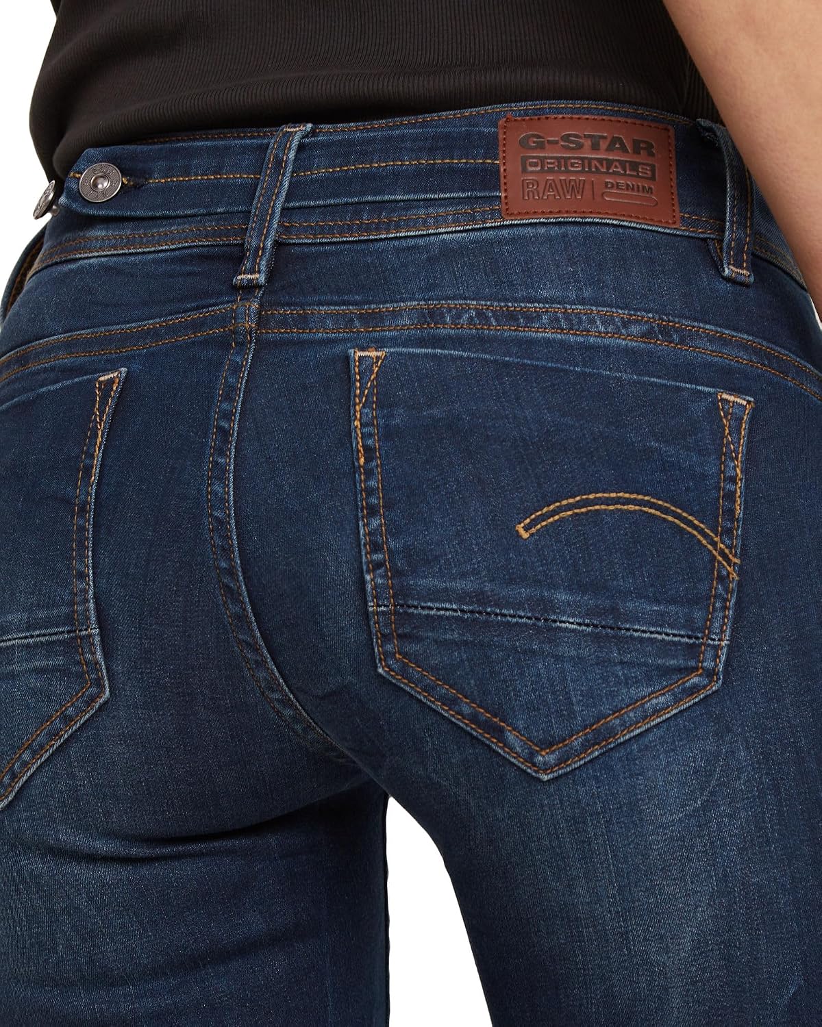 Thumbnail 6 de G-Star Damen Midge Saddle Straight Jeans – Mid Waist, Gerades Bein