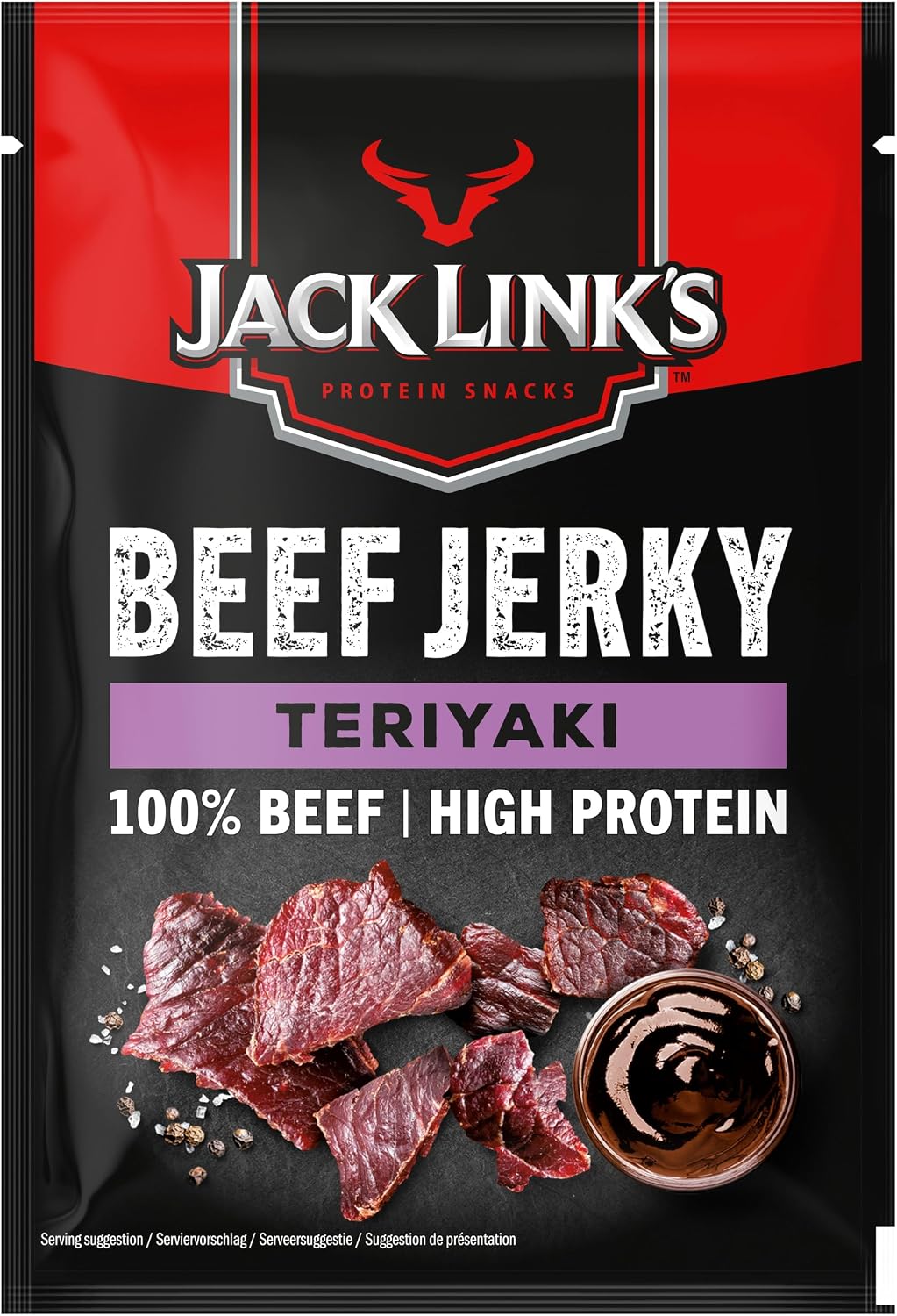 Thumbnail 1 de Jack Links Beef Jerky Teriyaki 🥩 Alta en Proteínas 12x25g