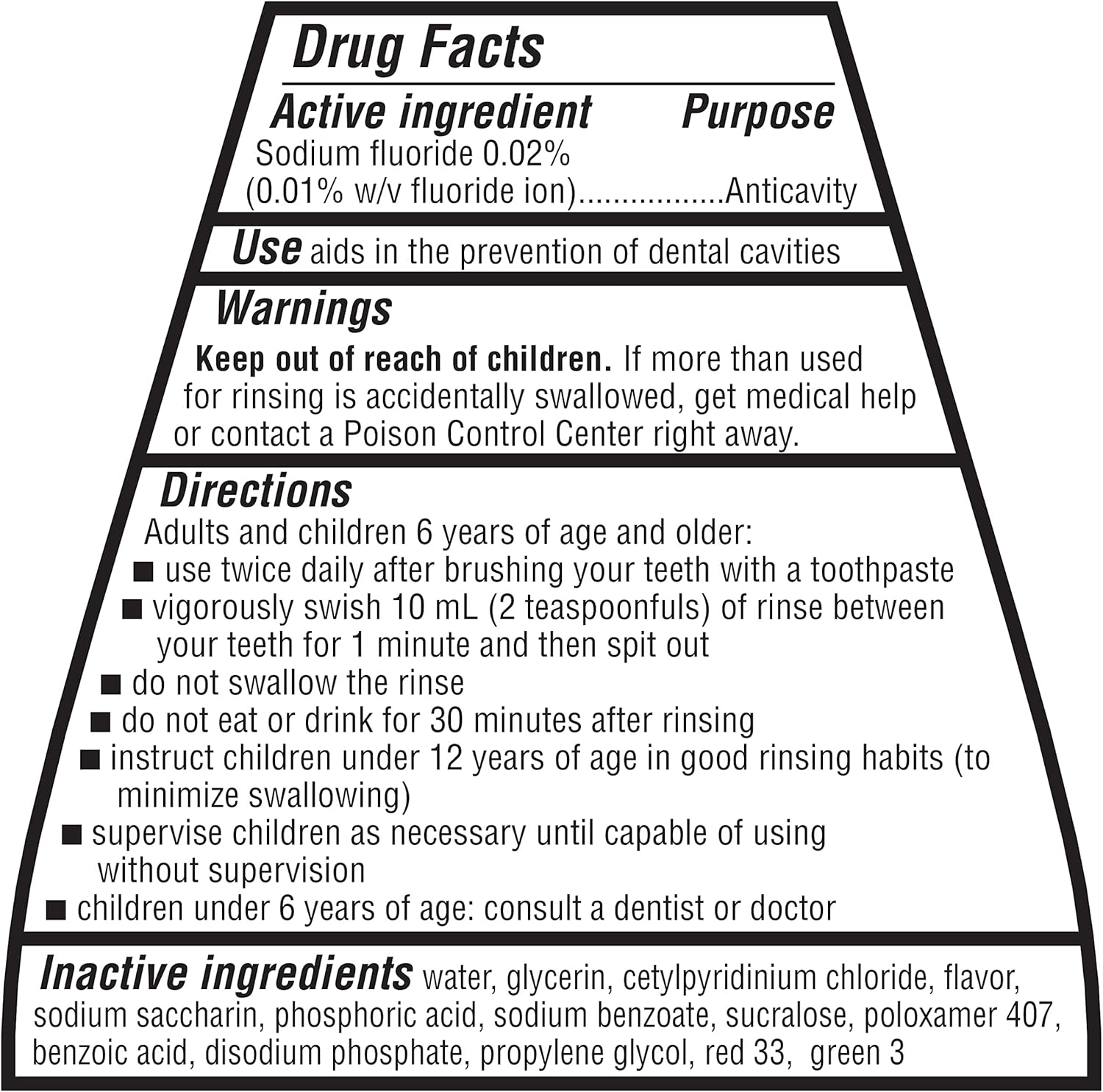 Thumbnail 3 de Amazon Basics Anticavity Fluoride Mouthwash (Alcohol-Free, Violet Mint), 1-Liter