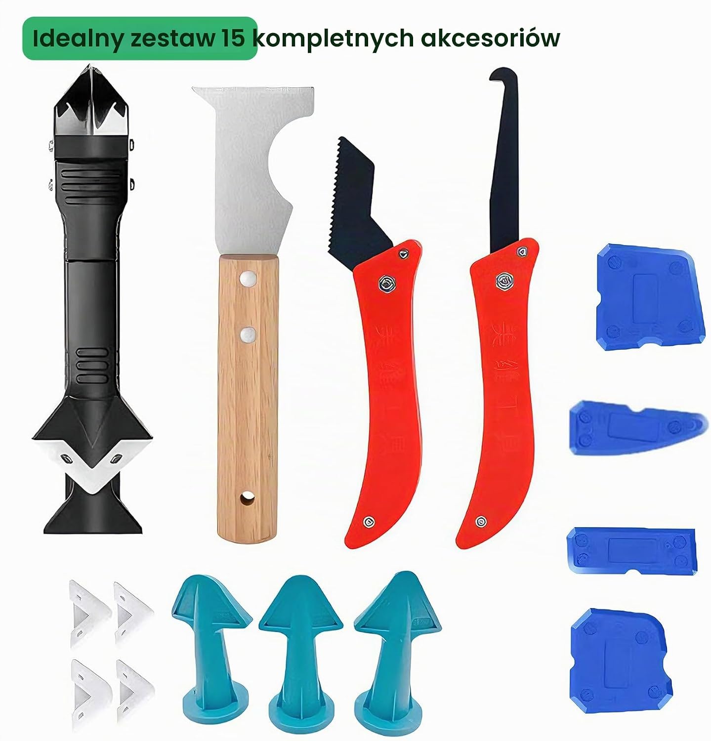 Thumbnail 3 de ZALASUNG Silikon-Kartuschenpistole – pistolet do silikonu 310 ml z głowicą 360°