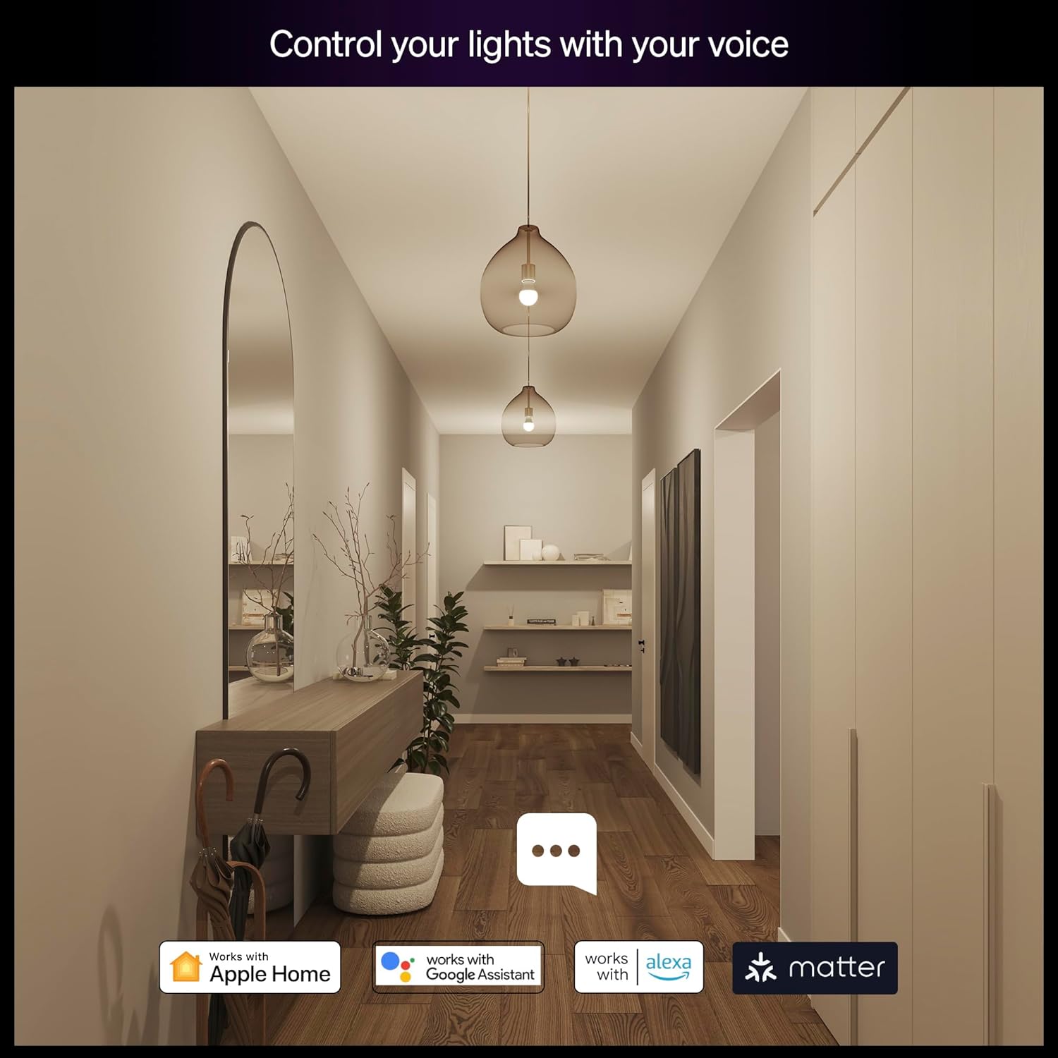 Thumbnail 5 de Philips Hue Essential LED A60 Smart Bulbs (White & Colour Ambiance) – B22, 8W, 2-Pack