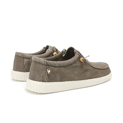 Detalle de WALK IN PITAS WP150 Washed: Mocasines ligeros y versátiles para verano (Taupe 44)