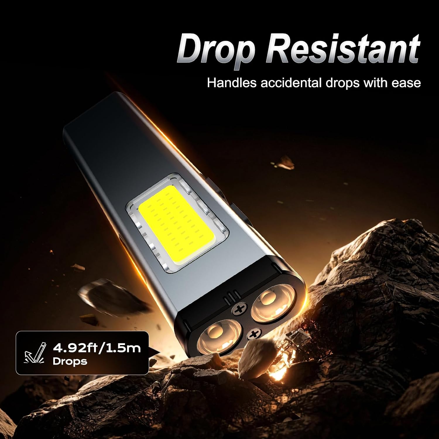 Thumbnail 6 de ISEYOU Torch Rechargeable 800 Lumens Dual-Source LED Mini Flashlight