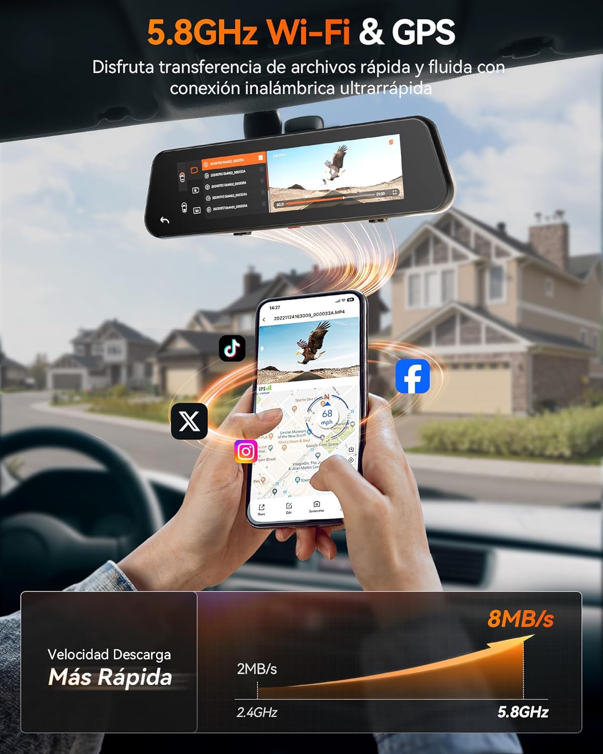 Thumbnail 3 de Wolfbox G900 Pro 12 Pulgadas Dash Cam