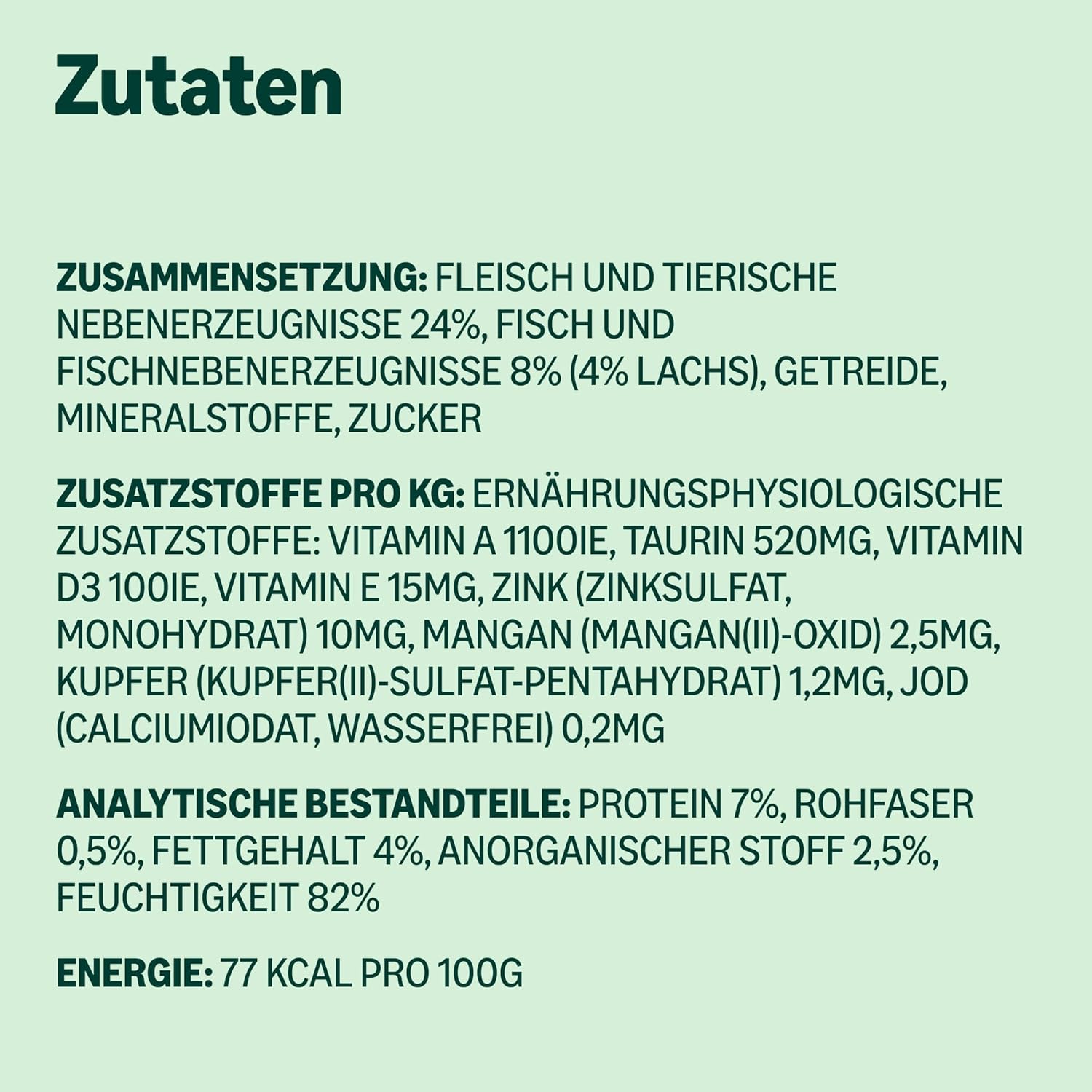 Detalle de by Amazon Katzensfutter Nassfutter Lachsstück in Sauce (ASC-zertifiziert) – 6 x 415 g
