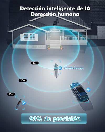 Thumbnail 6 de YESYAMO 2K Cámara de Vigilancia WiFi Exterior Solar 360°