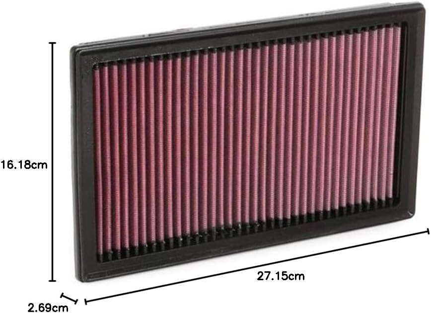 Detalle de K&N 33-2270 Filtri Aria Sostitutivi Auto – Lavabile e Riutilizzabile