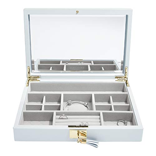 Thumbnail 2 de Stackers Powder Blue Leather Jewellery Box Set of 3