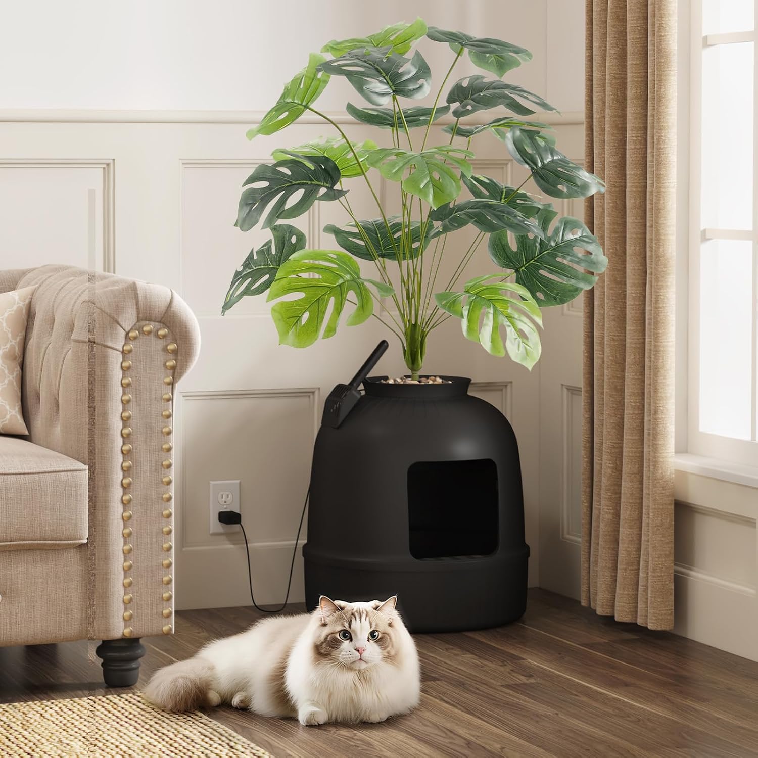 Thumbnail 5 de Lifewit Katzenklo Blumentopf XXL mit Sensor