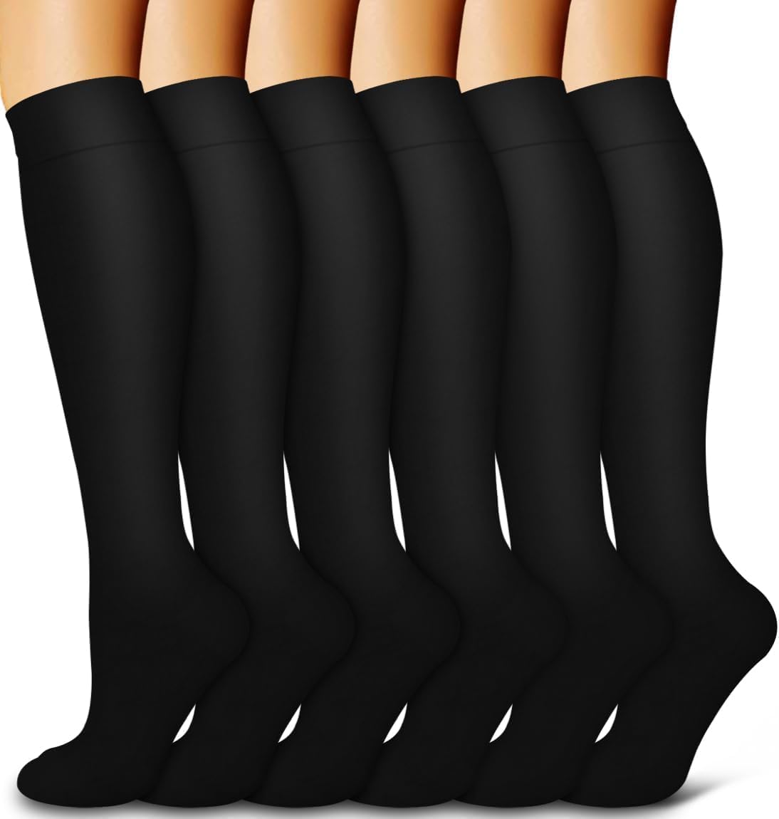 Detalle de Compression Socks 15-20 mmHg 6 Pack