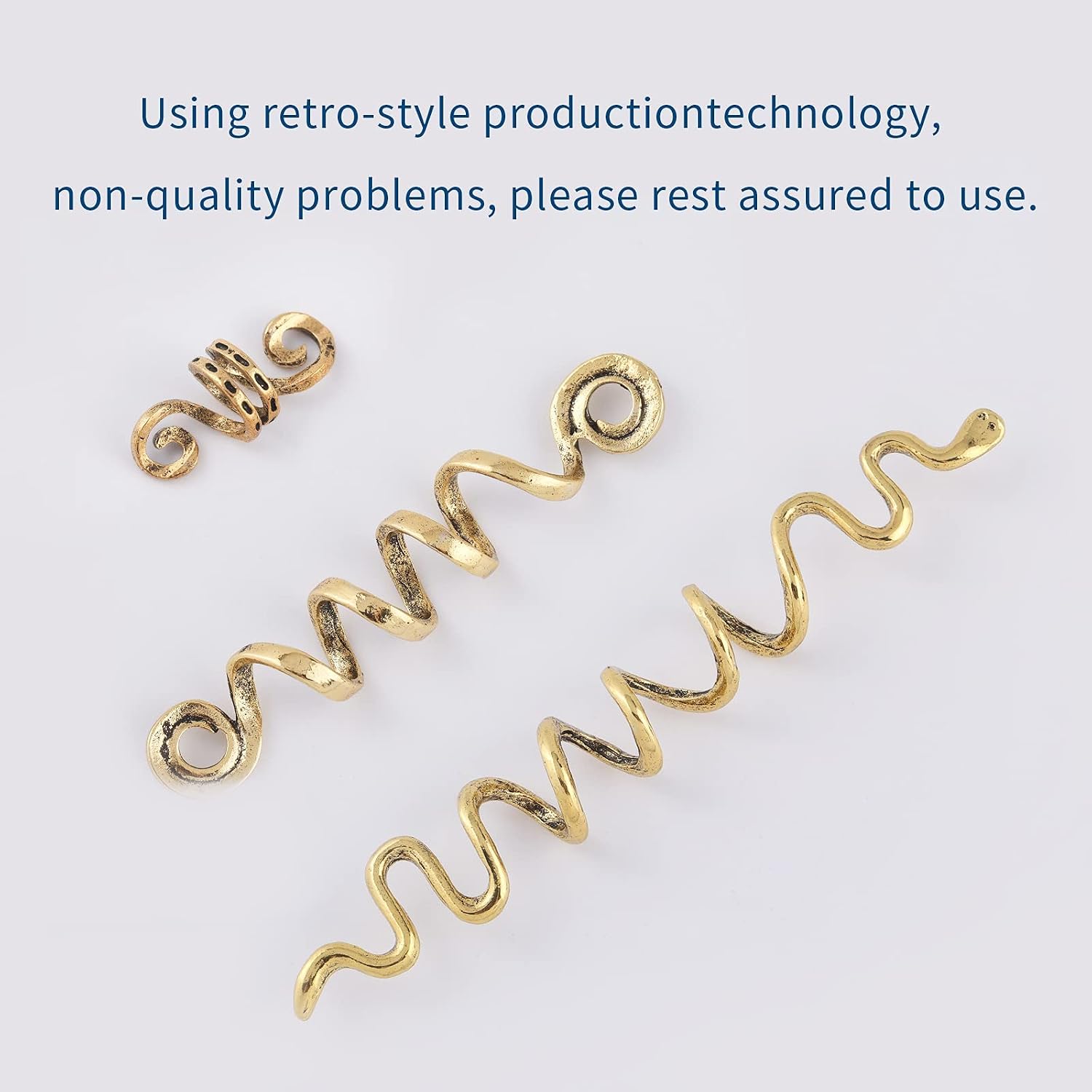 Thumbnail 6 de FRDTLUTHW 18-Piece Gold Hair Jewelry Set for Braids and Locs