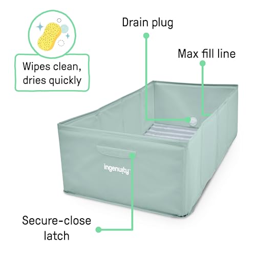 Thumbnail 6 de Ingenuity Baignoire Tuckaway Toddler Tub — Transforme la Douche en Baignoire et Compacts pour le rangement