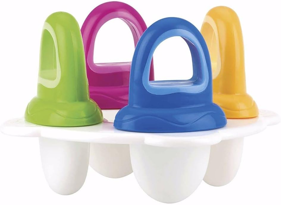 Nuby - Bandeja para polos multicolor - 4 moldes 🍧