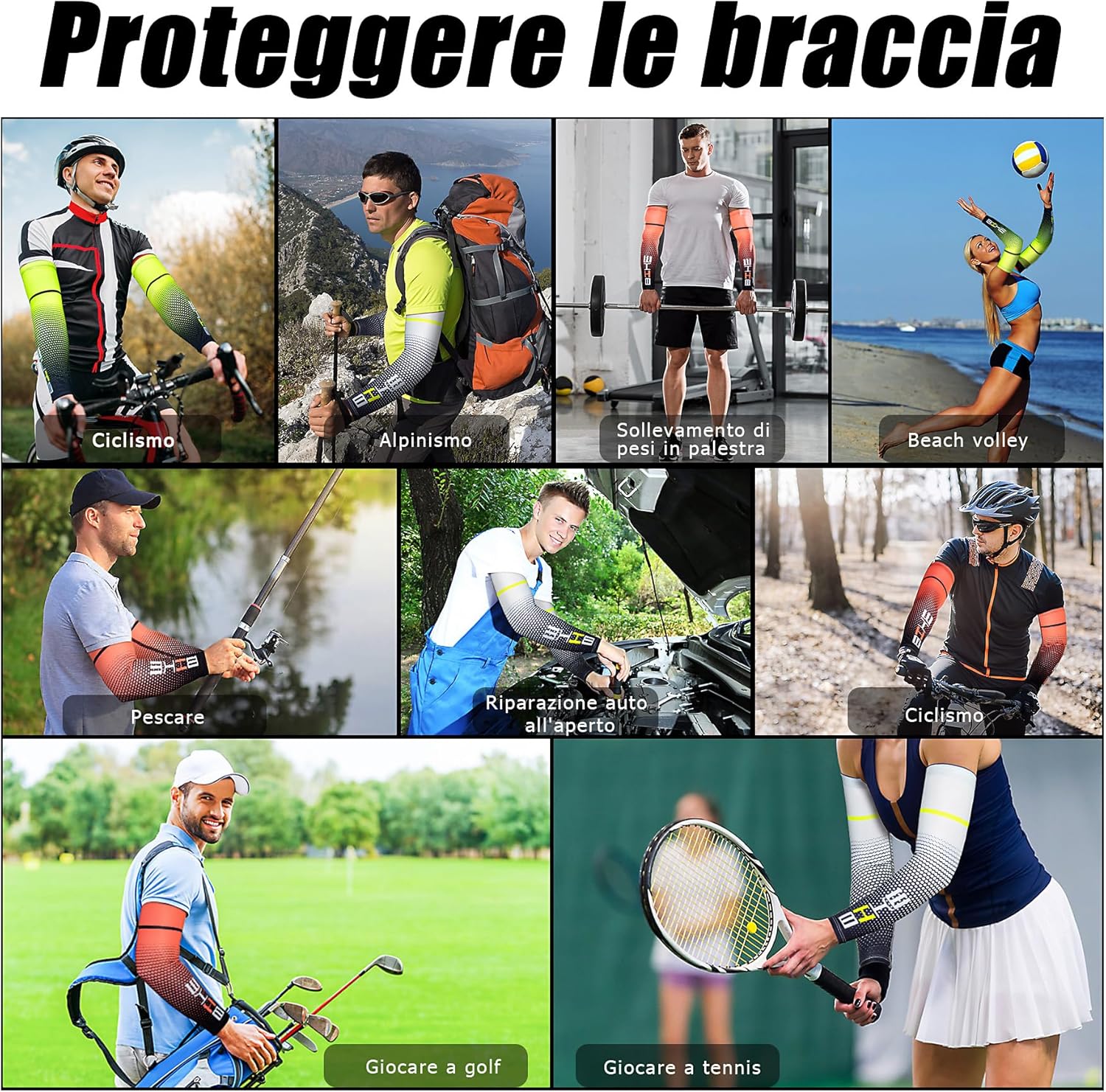 Detalle 2 de iColofun Arm Sleeve Kompression UV