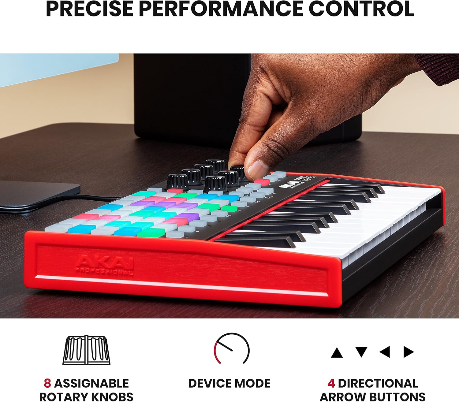 Detalle 1 de Akai Professional MIDI Keyboard Controller, 25 Keys