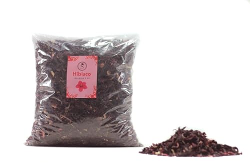Detalle de Flor de Jamaica (Hibisco) Premium 1 kg – Infusiones Detox y Té Adelgazante natural