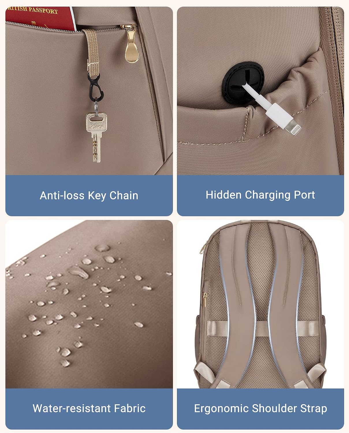 Detalle de LIGHT FLIGHT Laptop Backpack 17.3 Inch