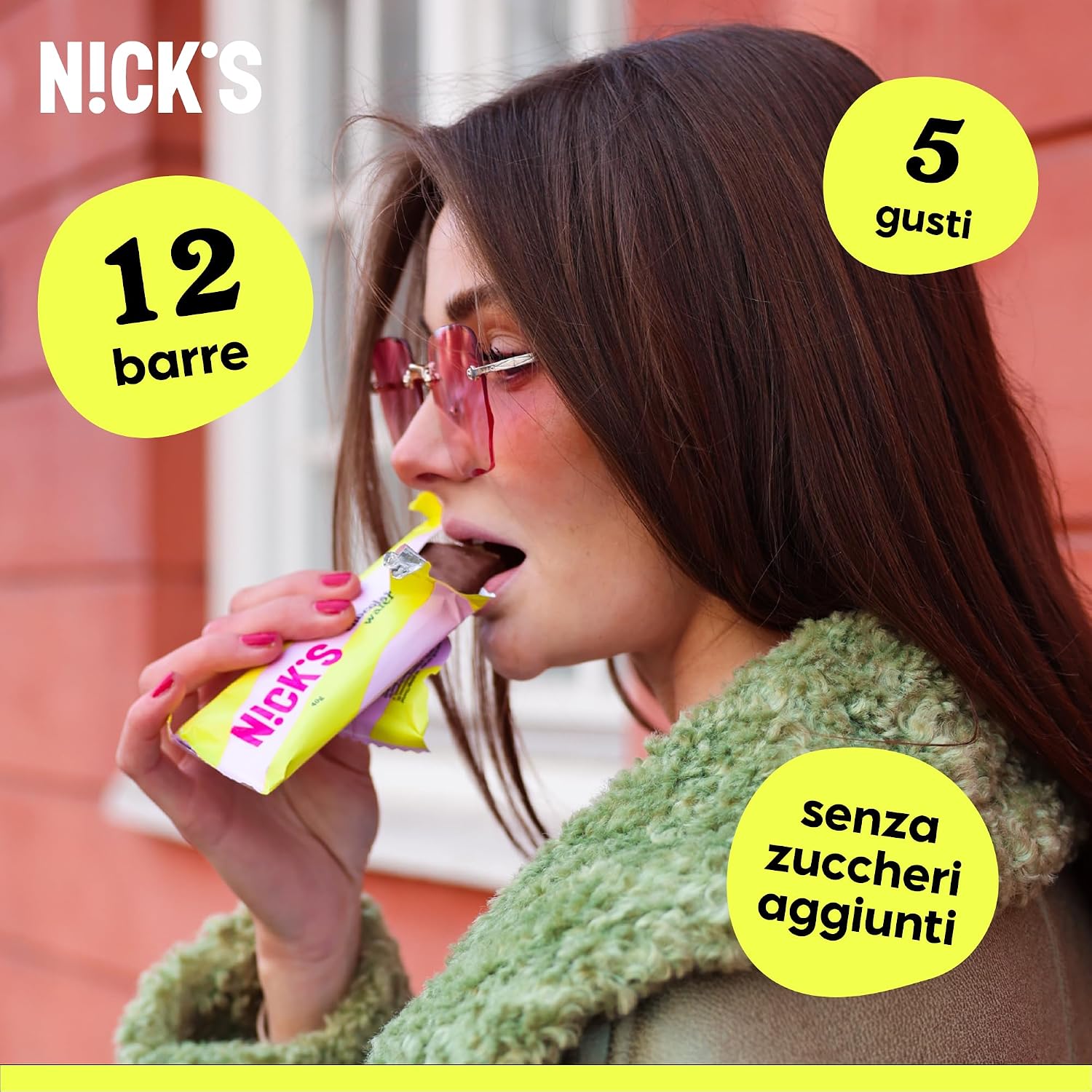 Detalle 2 de N!CK'S Mix di Cioccolato 12 barrette 🍫
