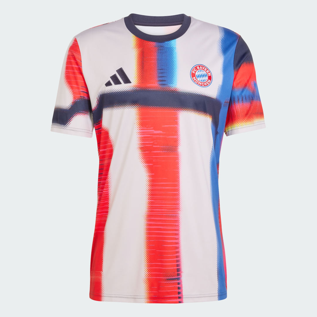 Detalle 2 de Camiseta de calentamiento FC Bayern SS26 de Adidas – azul