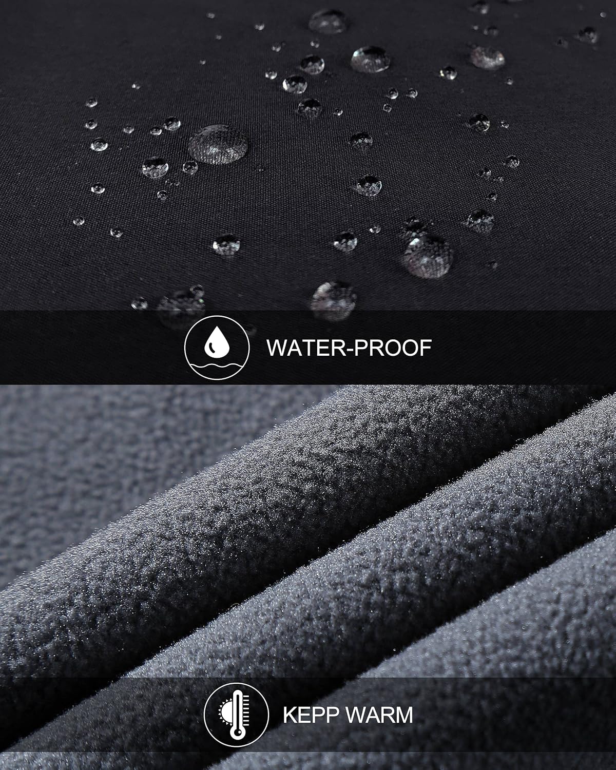 Detalle de Outdoor Ventures Softshellhose Herren Thermohose Winddicht