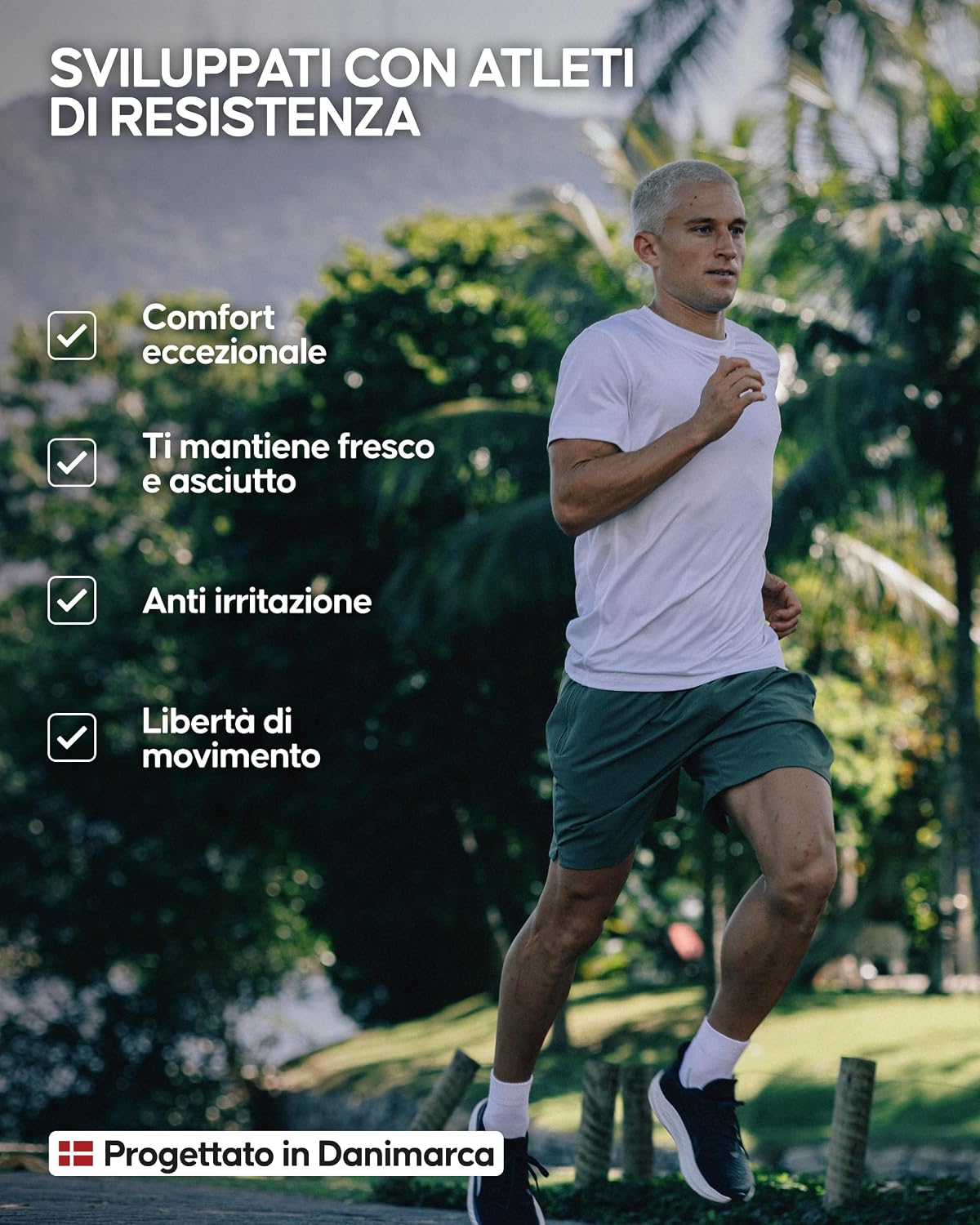 Thumbnail 4 de Danish Endurance Maglietta Fitness 95% Poliestere