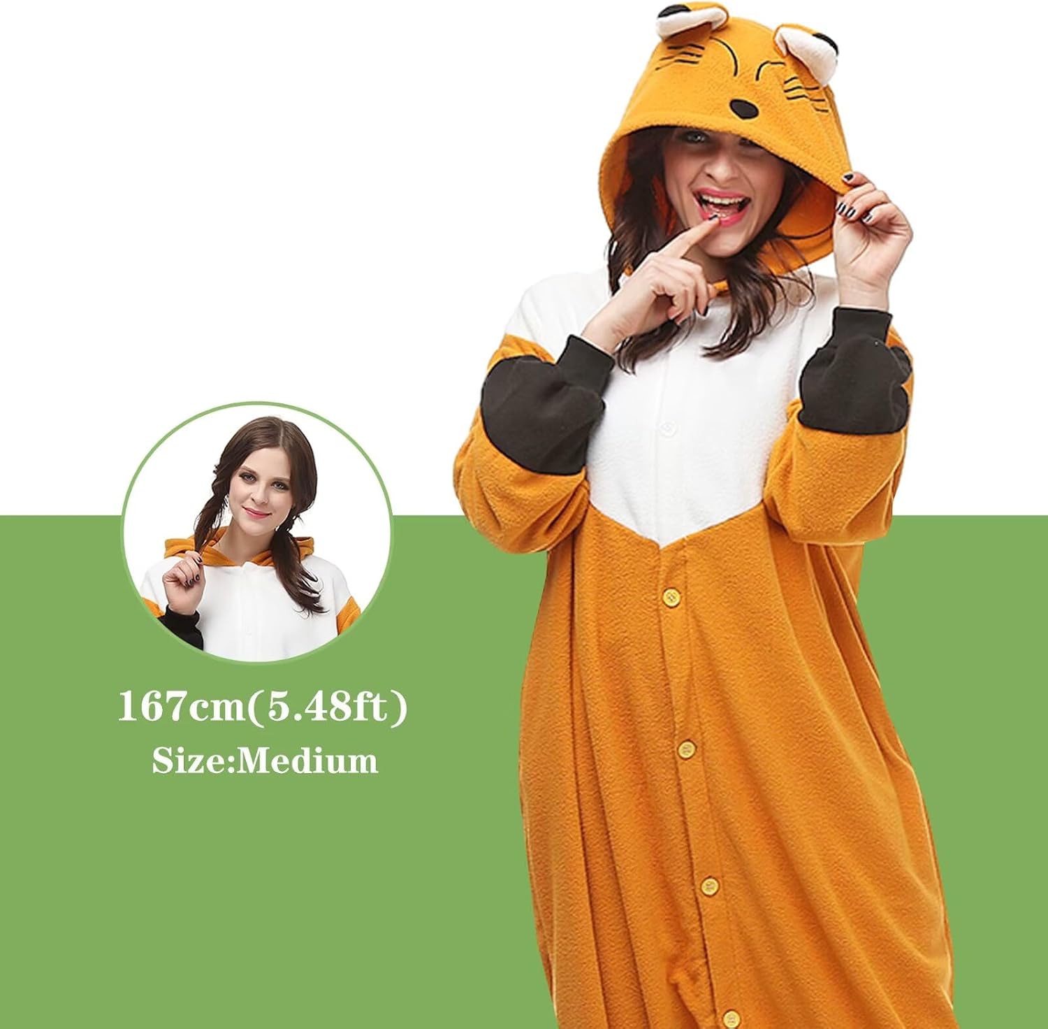 Detalle de Cosplay Schlafanzug Onesie Tierkostüm S–4'9